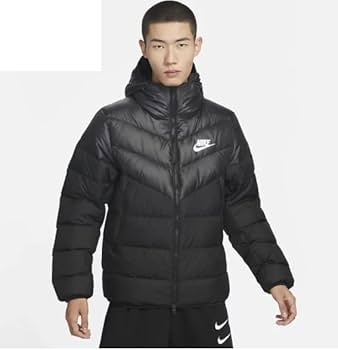 NIKE ナイキ ウインドランナー フーデッド パファー フィルジャケット 中綿ダウンジャケット メンズ2XL(176-185cm) 国内正規品  DV0754 ブラック